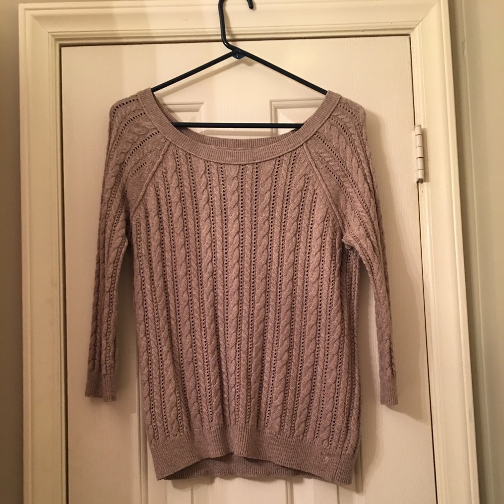 Tan sweater